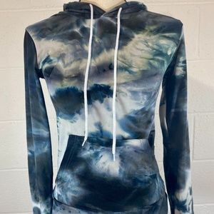 Tie Dyed Hoodie Small/Medium NWT
